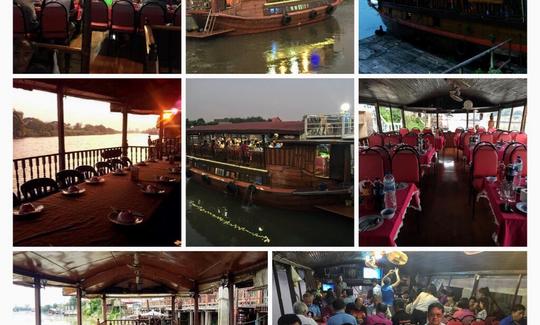 Enjoy a Beautiful Dinner Cruise in Ayutthaya, Thailand