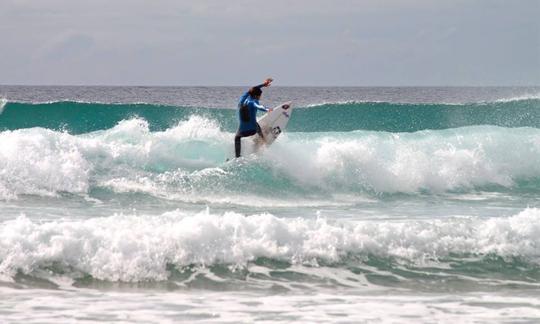 Surfing Lesson In Tarifa, Spain