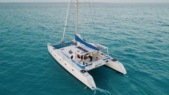 Alquiler privado en catamarán de vela de 50 pies con capacidad para 50 personas