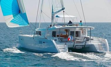 Charter 46' Artemis Lagoon Cruising Catamaran in Kontokali, Greece