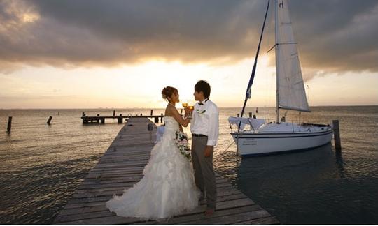 Sailboat Cancun Isla Mujeres by hour or day