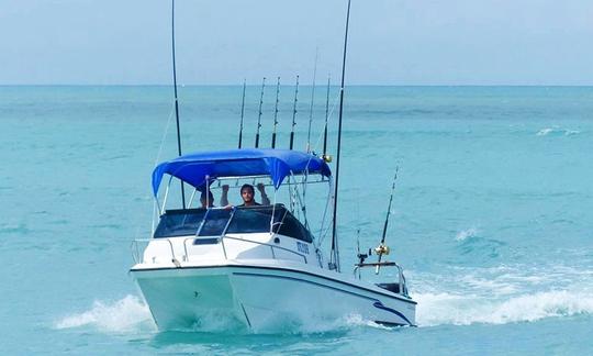 Disfruta de la pesca en la bahía de Struis, Sudáfrica, en Cuddy Cabin