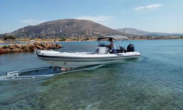 Hire a Marvel 930 II Rigid Inflatable Boat for 8 People in Glyfáda, Greece