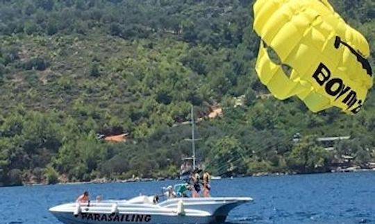 Amazing Parasailing experience ready to book out of Antalya, Turkey.