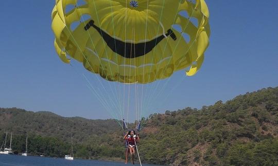 Amazing Parasailing experience ready to book out of Antalya, Turkey.