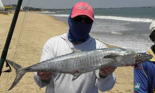 Have an amazing fishing experience in Negombo, Sri Lanka on 2 person Dinghy