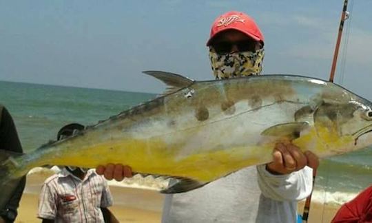 Have an amazing fishing experience in Negombo, Sri Lanka on 2 person Dinghy