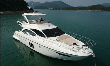 Azimut 53 Power Mega Yacht para 20 pessoas na Ilha de Hong Kong