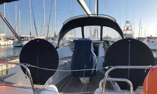 Charter Jeanneau Sun Odyssey 39' deck saloon yacht in Lisbon, Portugal