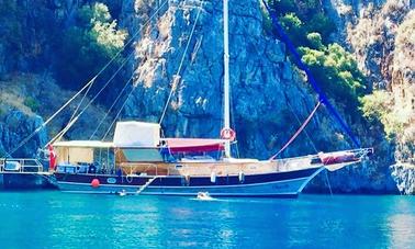 Gocek, alquila un barco, Denuka, goleta