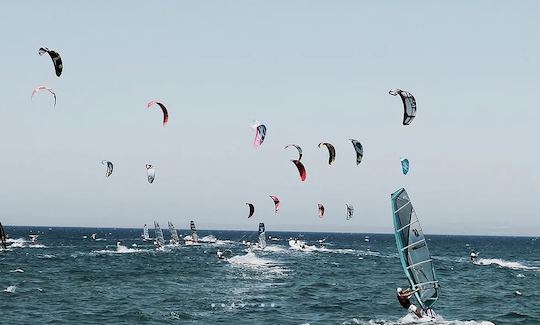 Fly like a bird with our Kiteborad in Karavostasi, Cyprus