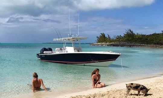 Charter 36' Jupiter Center Console in Spanish Wells, Bahamas