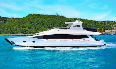 Incredible 78' Luxury Mega Yacht in Istanbul with Premium Service