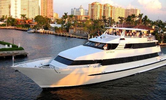 The Sundream - Yacht de fête de luxe de 100 pieds à Fort. Lauderdale