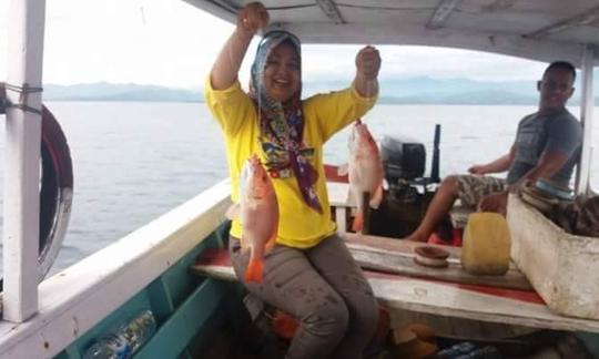 Una maravillosa experiencia de pesca en Sumatra, Indonesia, a bordo de Cuddy Cabin