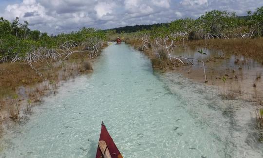 Kayak Tour in Laguna Bacalar, Bacalar, Quintana Roo, Mexico