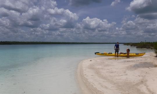 Kayak Tour in Laguna Bacalar, Bacalar, Quintana Roo, Mexico