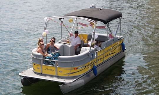 2023 Luxury Pontoon Party Boat for Rent in Hollywood, Florida