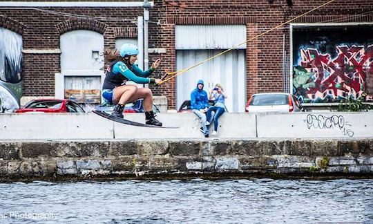 Wakeboard à Ringsend, Irlande