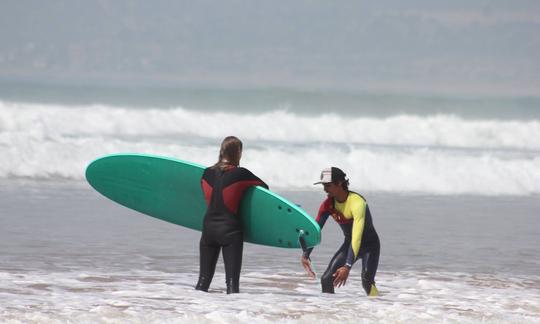 Surf and Yoga Vacation with Moroccan and German Surfer Souls in Taghazout, Morocco