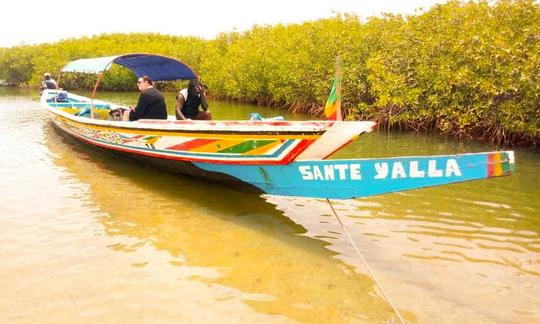 Alugue um barco local tradicional para 7 pessoas em Fatick, Senegal