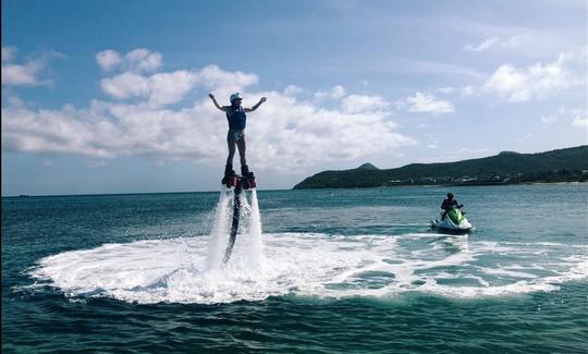 Expérience de vol « Iron Man » à Saint-Kitts-et-Nevis