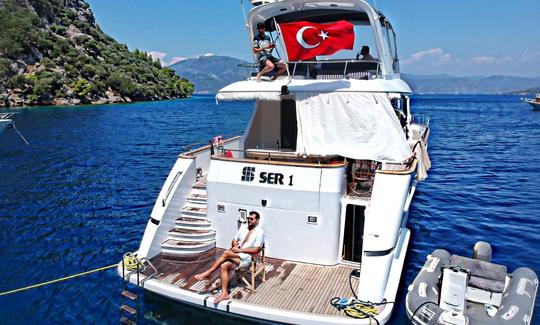 2011 Power Mega Yacht Charter in Muğla, Turkije