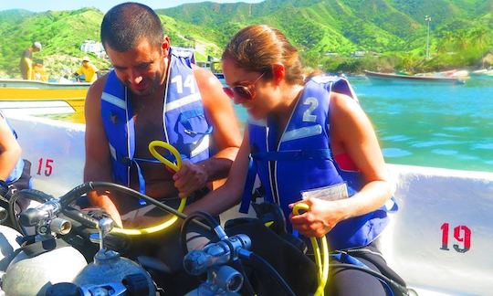 Aulas particulares de mergulho PADI em Santa Marta, Colômbia