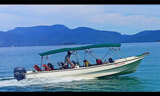 Taxi Boat Tour for 12 People to Ilha de Cataguás and ilha da Gipoia