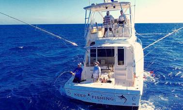 Enjoy Fishing in La Romana, Cap Cana or Santo Domingo in the Dominican Republic on Rampage 45 Sport Fisherman