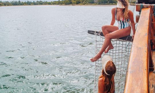 Cruzeiro live aboard de luxo em Bulan Purnama em Phinisi pelo Parque Nacional de Komodo