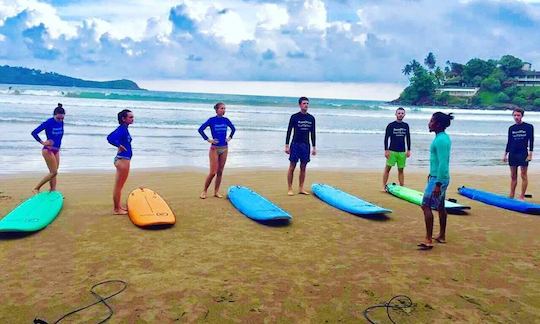 Learn Surfing the Waves with a Private Instructor in Unawatuna, Sri Lanka