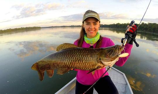 Vacances de pêche avec hébergement en lodge pendant 6 jours à Alta Floresta, au Brésil