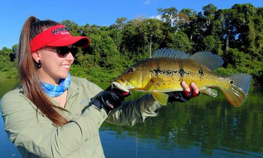 Vacances de pêche avec hébergement en lodge pendant 6 jours à Alta Floresta, au Brésil