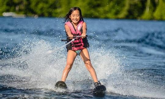 Water Skiing Lesson in Aluthgama, Sri Lanka