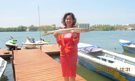 Lagoon Fishing adventure in Aluthgama, Sri Lanka!