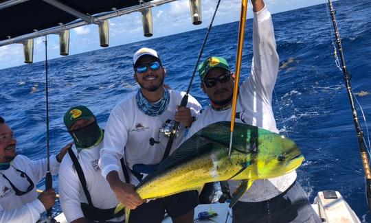 Luxury Recreational Fishing Tour For Groups ,Families From Cancun Isla Mujeres 