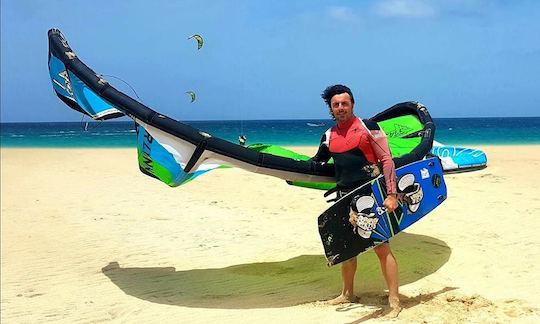 Private Kitesurfing Lesson with 100 Feet  IKO Center in Santa Maria, Cape Verde