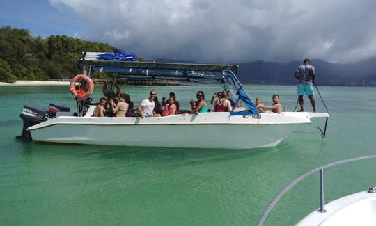 Emocionante viagem de barco de safári pelo recife em Victoria, Seychelles