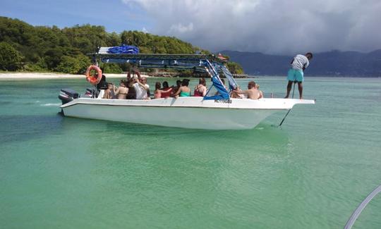 Emocionante viagem de barco de safári pelo recife em Victoria, Seychelles