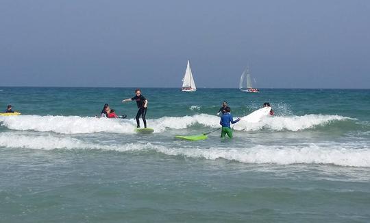 Melhores aulas de surfe em Nahariyya, Israel!