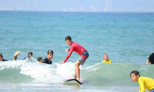 Melhores aulas de surfe em Nahariyya, Israel!