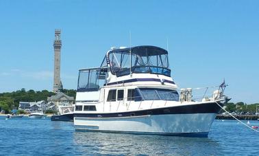 Sunset Charter para 6 pessoas - Trawler privado 42 - Hyannis Ma. Começa às 18h