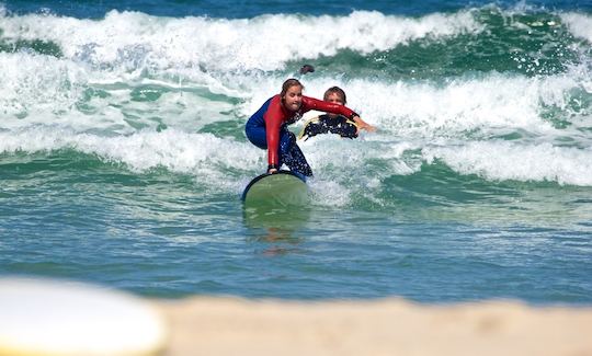 Surf Lessons for All Ages in Esmoriz