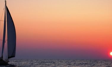 Champagne Sunset Cruise Aboard a 41' Jeanneau Sun Legende in Larnaca, Cyprus