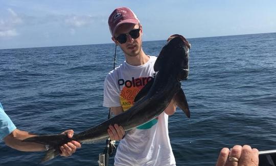 Viagem de pesca costeira/offshore na praia de Norfolk/VA com o capitão Lou