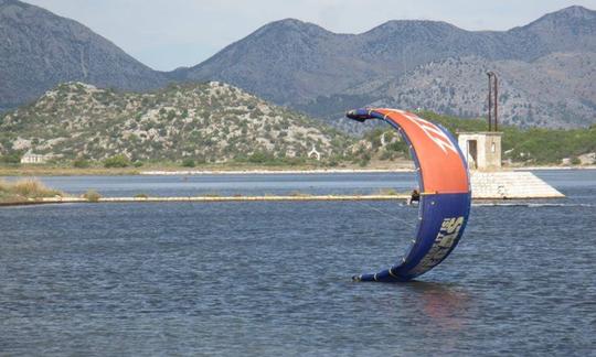 Leçon de kitesurf à Ušće Neretva, Croatie