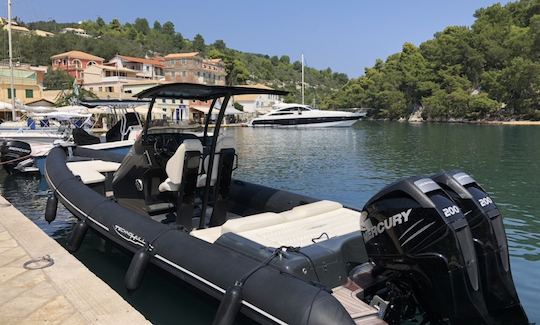 Techonull 909 RIB for 8 Person Available (Rent this boat only with Skipper) in Agios, Georgios