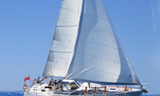 Freewind under full sail