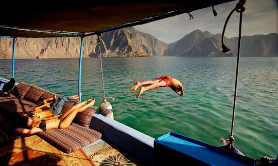 Full-Day Khasab Dhow Cruise for 25 People in Al Khasab, Oman